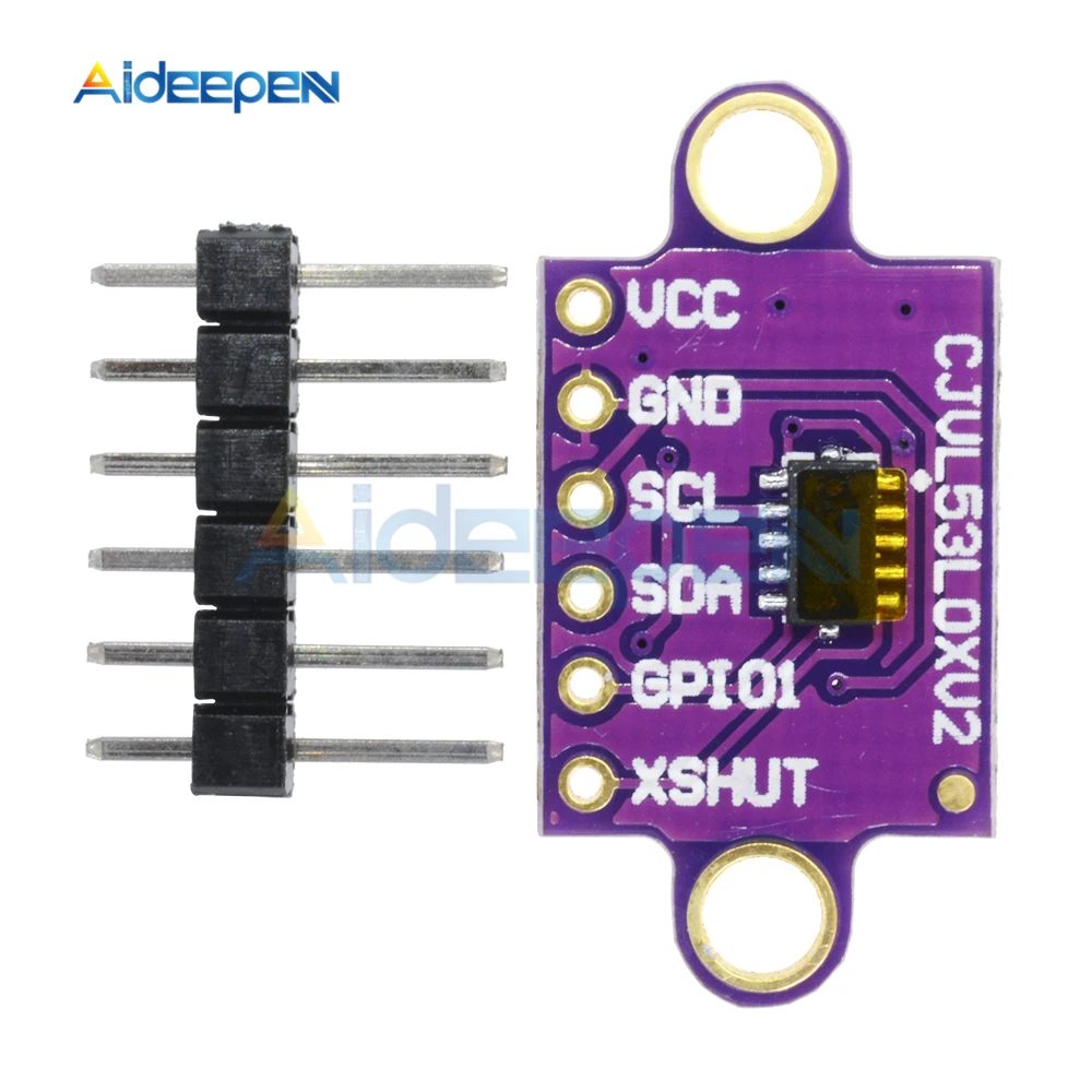 VL53L0X время полета(ToF) лазерный датчик дальности пробоя 940nm лазерный модуль расстояния GY-VL53L0XV2 I2C IIC