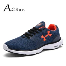AGSan trainers men casual shoes blue plus size 10 9.5 mesh krasovki american footwear lightweight zapatos for male grey red 46