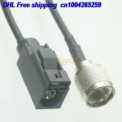 DHL 50 шт. Fakra SMB женский 9005 черный мини * UHF мужской RG174 Перемычка пигтейл 8 "кабель 22j