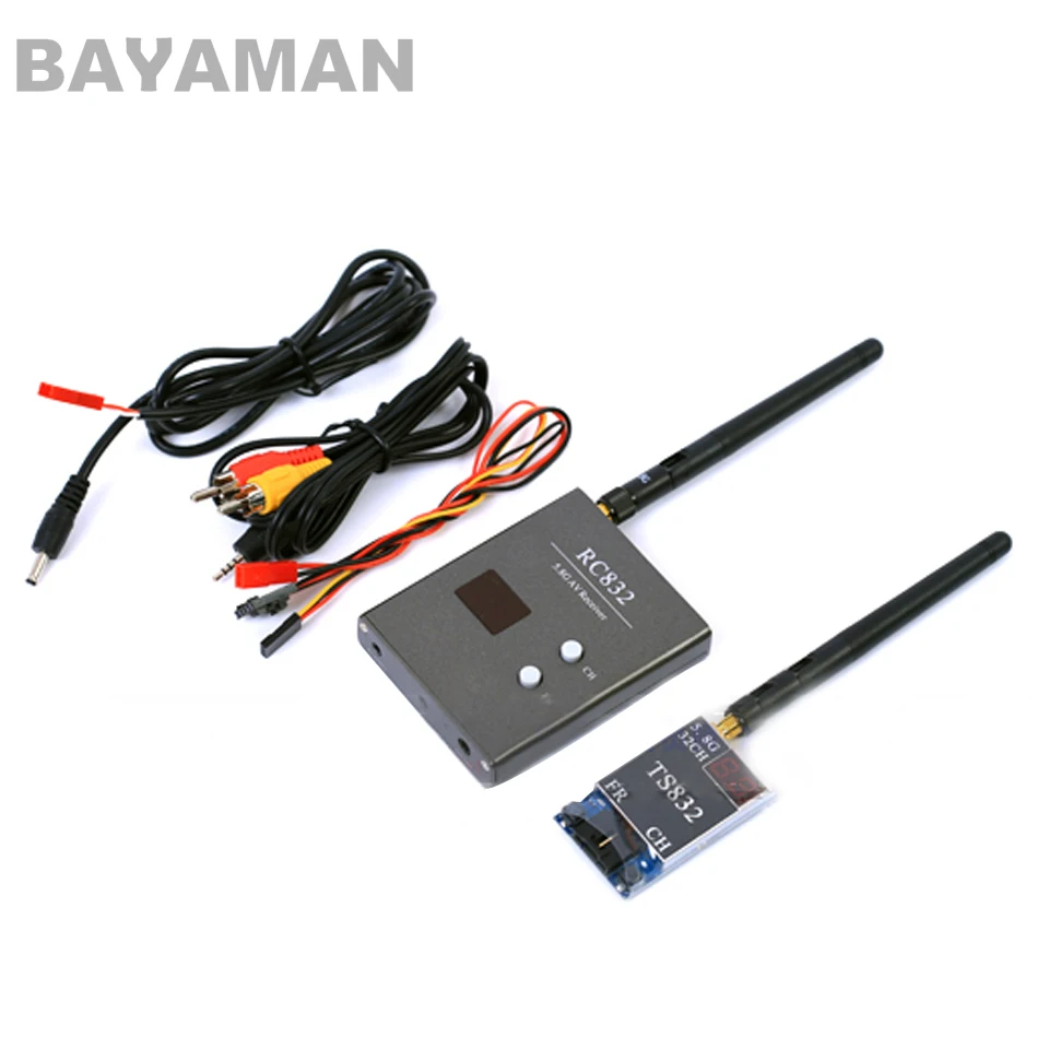 

1pc 5.8G 32CH 600mw TS832 TS835 RC832 FPV AV Transmitting Receiving System for RC Multicopter Drones