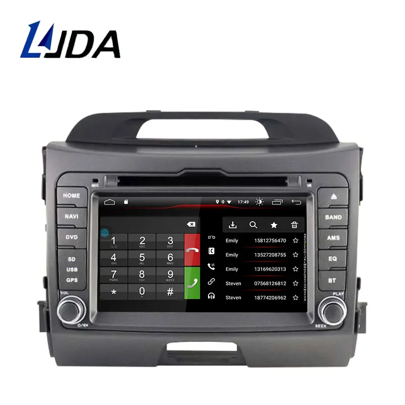 Discount LJDA Android 9.1 Car DVD Player For KIA Sportage 3 2010-2012 2013 2014 015 GPS Navigation 2 Din Car Radio Multimedia WIFI Stereo 1