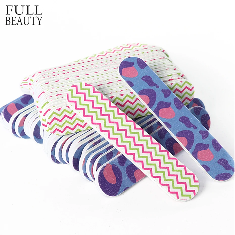 

10Pcs Professional Nail Files Buffer for Pedicure Nail Polish Wave Spot Nail Art Sanding Grinding Block DIY Manicure Set CHA30
