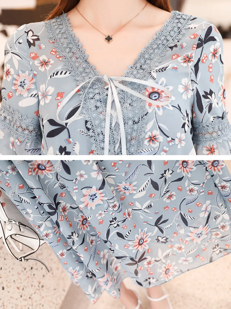 6XL новые модные дизайнерские шифоновые женские платья с коротким рукавом, облегающий v-образный вырез, увеличивающие рост платья женские летние L269
