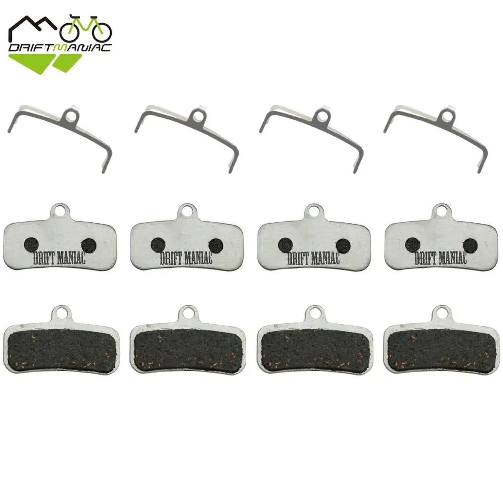 

DRIFT MANIAC Bicycle Disc Brake Pads Super Light Aluminum Alloy Plate Semi-metallic Plate For SHIMANO New Saint/BR-M810