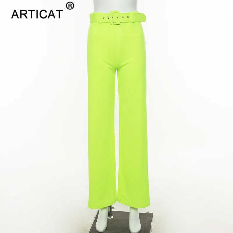 Женские широкие брюки Articat эластичные свободные штаны с высокой талией
