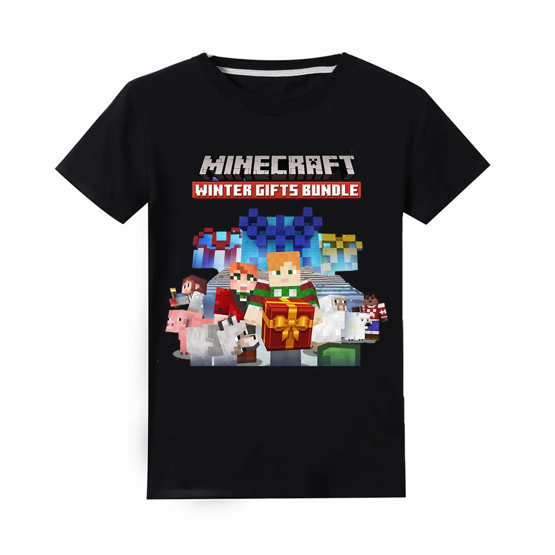 Minecrafts Marshmello DJ Music/Одежда для мальчиков, летние детские футболки, топы, футболки с короткими рукавами для маленьких мальчиков и девочек