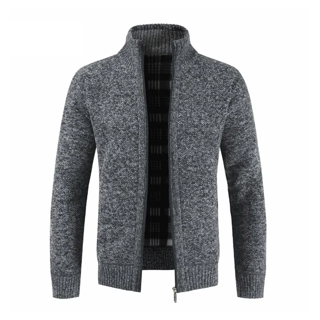 warm zipper sweater