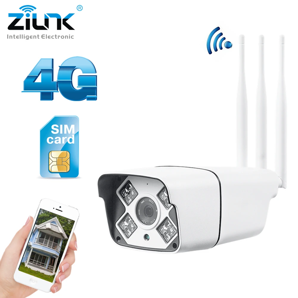 

3G 4G SIM Card IP Camera Wireless 1080P HD Outdoor Security Camera Wifi Waterproof Night Vision Monitor Camera Support SD Card