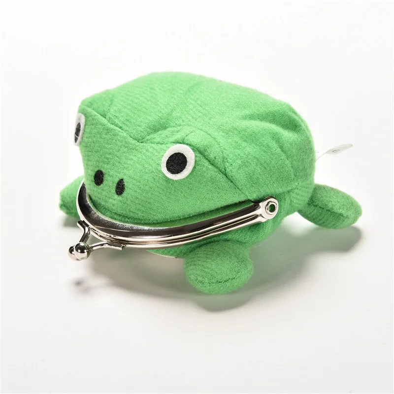 1PCS Hot Selling Frog Wallet Anime Cartoon Wallet Coin Purse Manga Flannel Wallet Cute Purse Coin Holder 