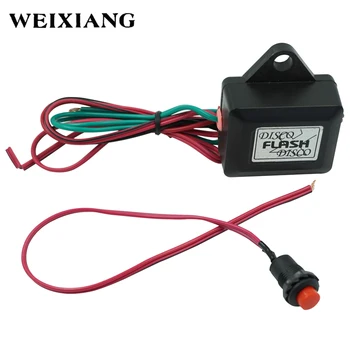 

Scooter Motorcycle Red Push Button Double Flash Warning Switch Relay 12V 24V For Flash Light Turn Signal Lights