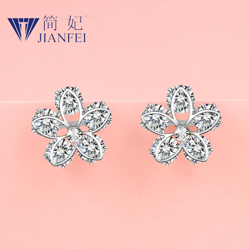 

Big snowflake 925 sterling silver needle Simplicity Fashion Graceful Earrings For Woman Girls Fashion Jewelry Gift 6