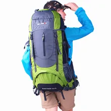 New 60L Waterproof Climbing Hiking Backpack Rain Cover Bag Camping Mountaineering Backpack Sport Outdoor Bike Bag for Travel free knight 60l waterproof climbing hiking backpack rain cover bag camping mountaineering backpack sport outdoor bike bag
