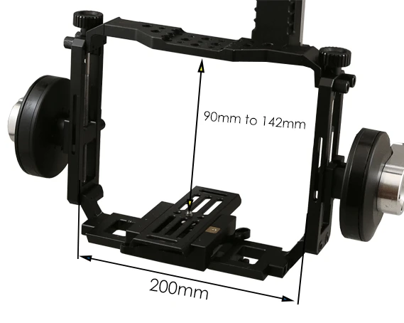 Стабилизатор Condor для камеры бесщеточный карданный 3 осевой красный BMCC 5D3 et с 32