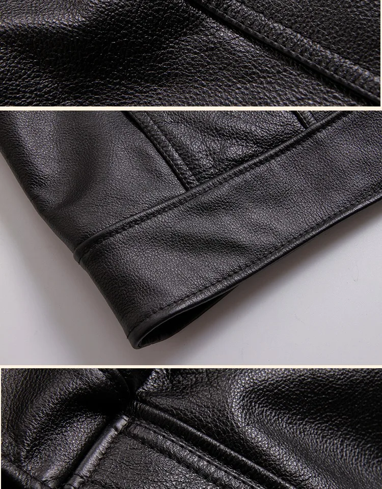 DAJANE коровья кожа натуральная винтажная кожаная мужская двухцветная черная коричневая куртка старая Кожаная Мотоциклетная ткань