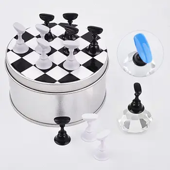 

Y-XLWN Nail board chess piece crystal gem base exercise frame lotus seat with magnetic