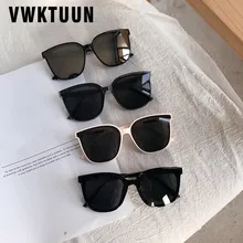Vwktuun негабаритный квадратный солнцезащитные очки для женщин модные брендовые дизайнерские женские роскошные Оттенки UV400 Винтажные очки спортивные очки