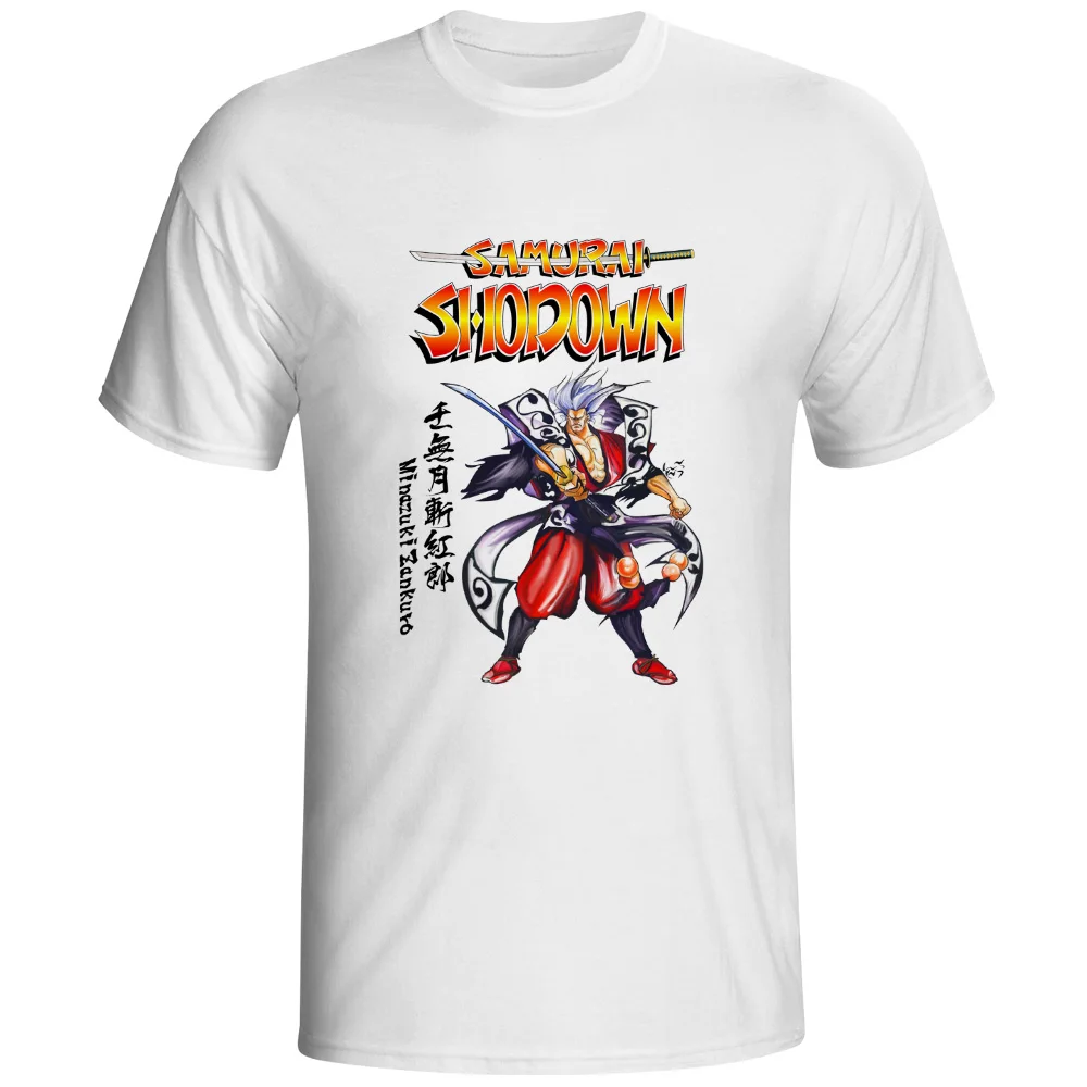 

Samurai Shodown All Players T Shirt Minazuki Zankuro Samurai Spirits Combat Arcade Game T-shirt Casual Cool Skate Unisex Tee