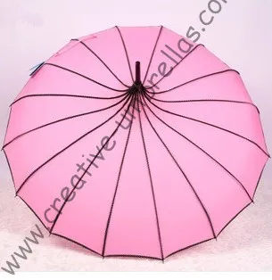 

Free shipping,professional making umbrellas,8mm pagoda umbrellas and 7.0mm metal fluted long ribs,hand open,tower parasol,16k