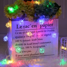 10M 100LEDS EU Plug LED Star and Moon String Lights LED Fairy Light 3M/5M Battery Operate Christmas Wedding decoration Lights