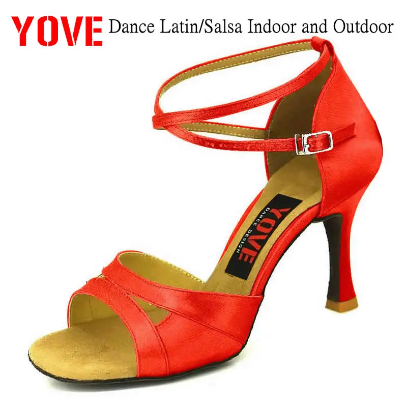 

YOVE Style w1611-20 Dance shoes Bachata/Salsa Indoor and Outdoor Women's Dance Shoes