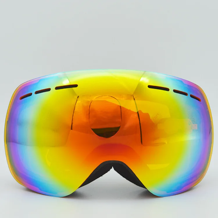 Nueva Marca de Gafas de Esquí Doble Lente Sin Marco UV400 Anti-vaho Adultos Snowboard Esquí Gafas Mujeres Hombres Gafas Gafas de Nieve