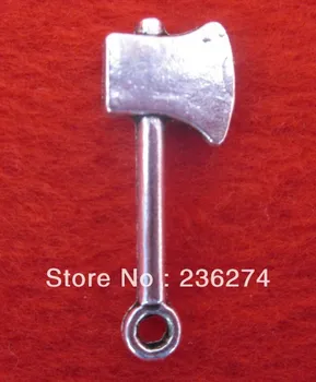 

400Pcs tibet silver hatchet Charms Pendants Alloy axe Chrms Findings 25*10mm