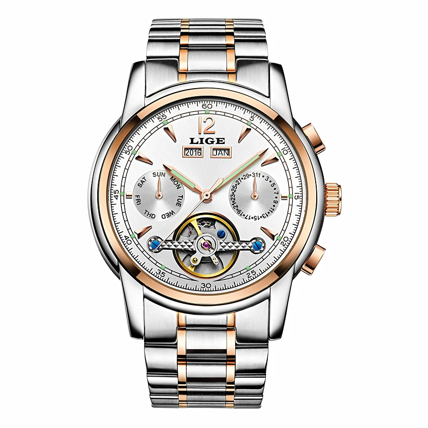 Luxury Brand Men Watches Mens Casual Automatic Mechanical Date Clock Male Waterproof Sports Watch Man Dress Wrist Watch Relojes