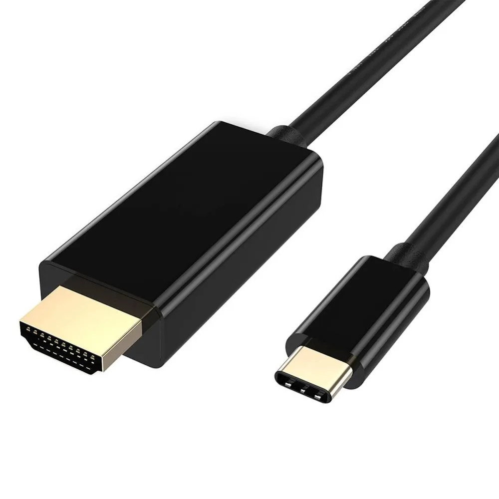 Кабель USB C к HDMI 1,8 M, USB 3,1 type C к 4K HDMI 2,0/1,4 Кабель-адаптер для MacBook Pro для Galaxy Note 8/S8/S8 type C Phone