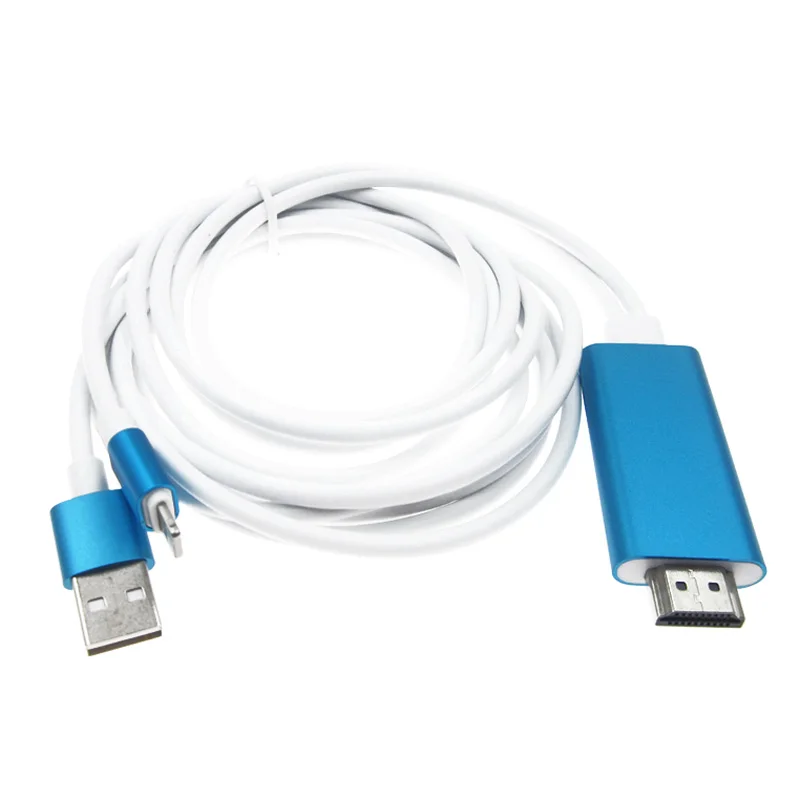 HDMI кабель для Lightning-HDMI кабель HD tv AV адаптер USB кабель 1080P для iPad Air/iPad mini 2 3 4 iPhone X 8 7 6S Plus iOS