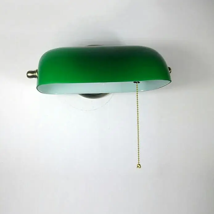 Green With Switch Винтажный Европейский зеленый Банкер настенный светильник классический промышленный Белый настенный светильник светодиодный E27 для спальни гостиной ресторана коридора - Цвет абажура: Green With Switch
