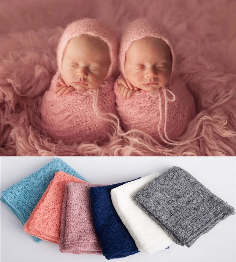 

wrap baby mohair newborn photography props accessories baby wrap blanket props newborn photo