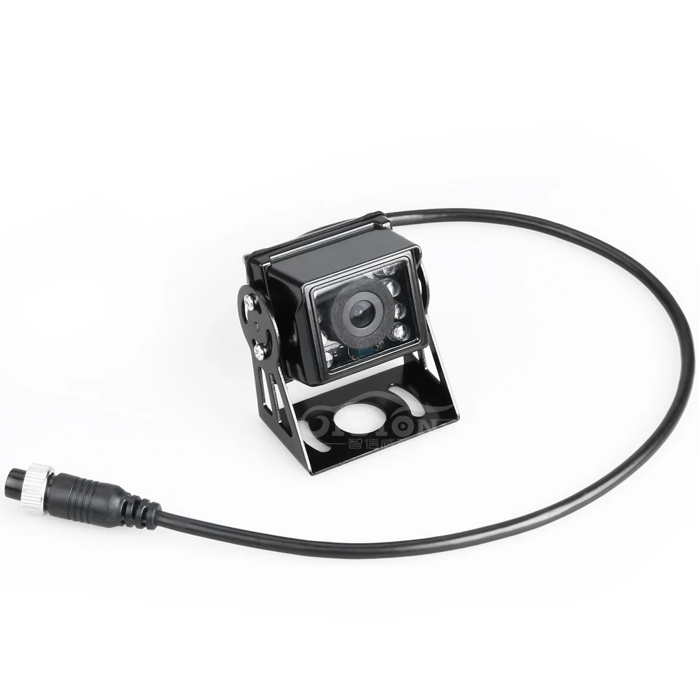  Free Shipping Night Vision Mini Outdoor 8 LED CCD 90Degree Angle 4 Pin Car Camera For CCTV Surveill - 32919125823