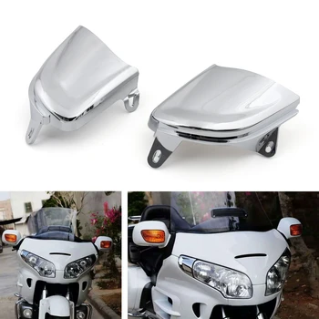 

Artudatech Front Chrome Headlight Cover Trims For Honda Goldwing Gold Wing GL1800 2006-2014 Kits