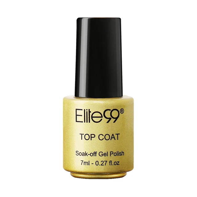 Elite99 Top Coat Soak Off Top Für Nagel Gel Polnisch 7ml Kleine Flasche Verbessern Glanz Vernis Semi Permanant UV top Mantel