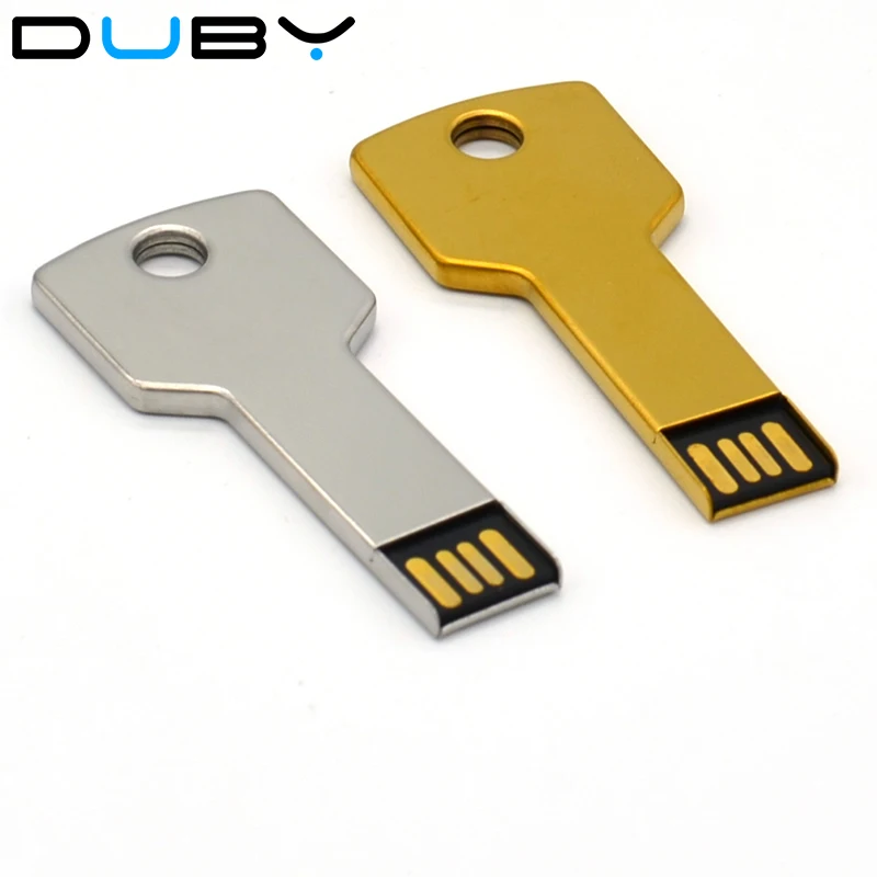 USB 2 0 флеш накопитель автомобиль U диск из метала золотого цвета ключ модель
