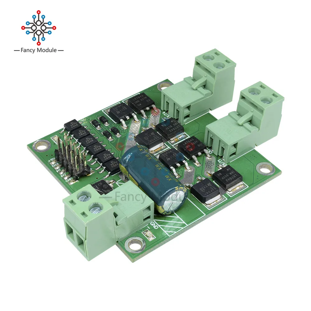 Двойной двигатель постоянного тока драйвер Модуль Хлеб доска H Мост L298 чипы управляемая логика DC 12-24 в 7 A 160 Вт
