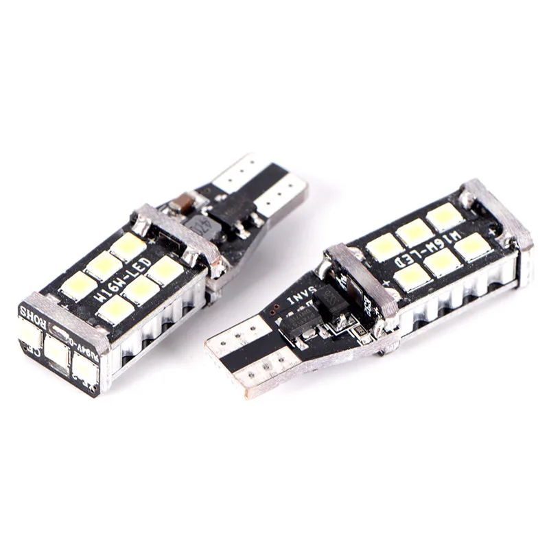 

1pc Pure White 15 SMD Universal T15 W16W 921 Canbus Car Auto Safe LED Reverse Light Bulb