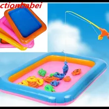 Actionbabei Горячая Распродажа 60x45 см надувной песок пластиковый переносной столик многофункциональная Детская домашняя игра песок глина грязевая игрушка