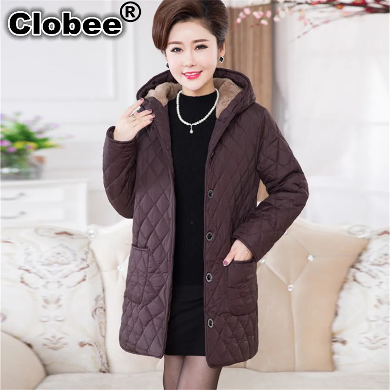 Женская осенне зимняя парка Clobee размеры до 5XL|womens winter jackets|parka women winterparka |