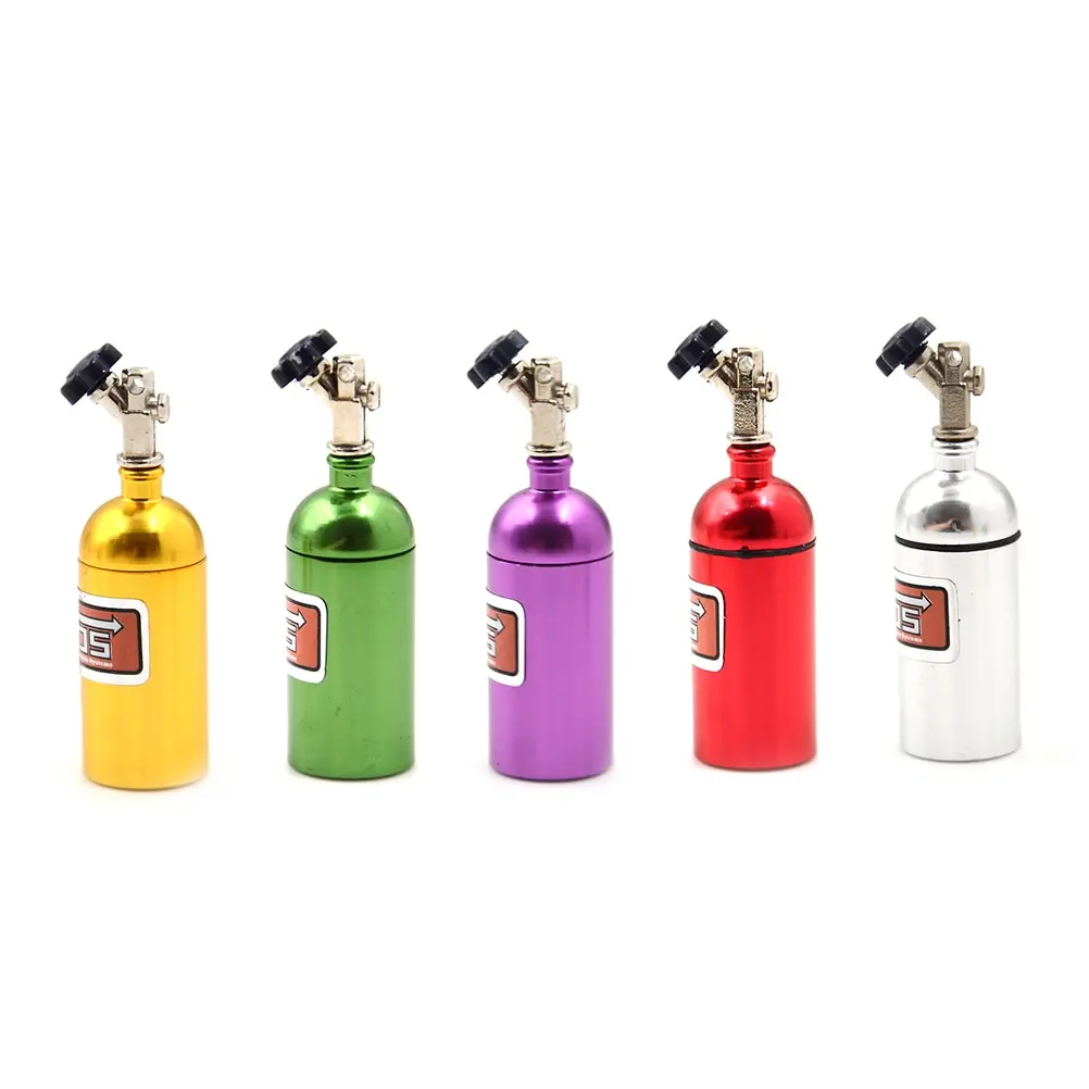 

EHBqna White Pipe Ver 1/10 RC Car Scale Nitrogen Cylinder Crawler Accessory 5 Color High Quality