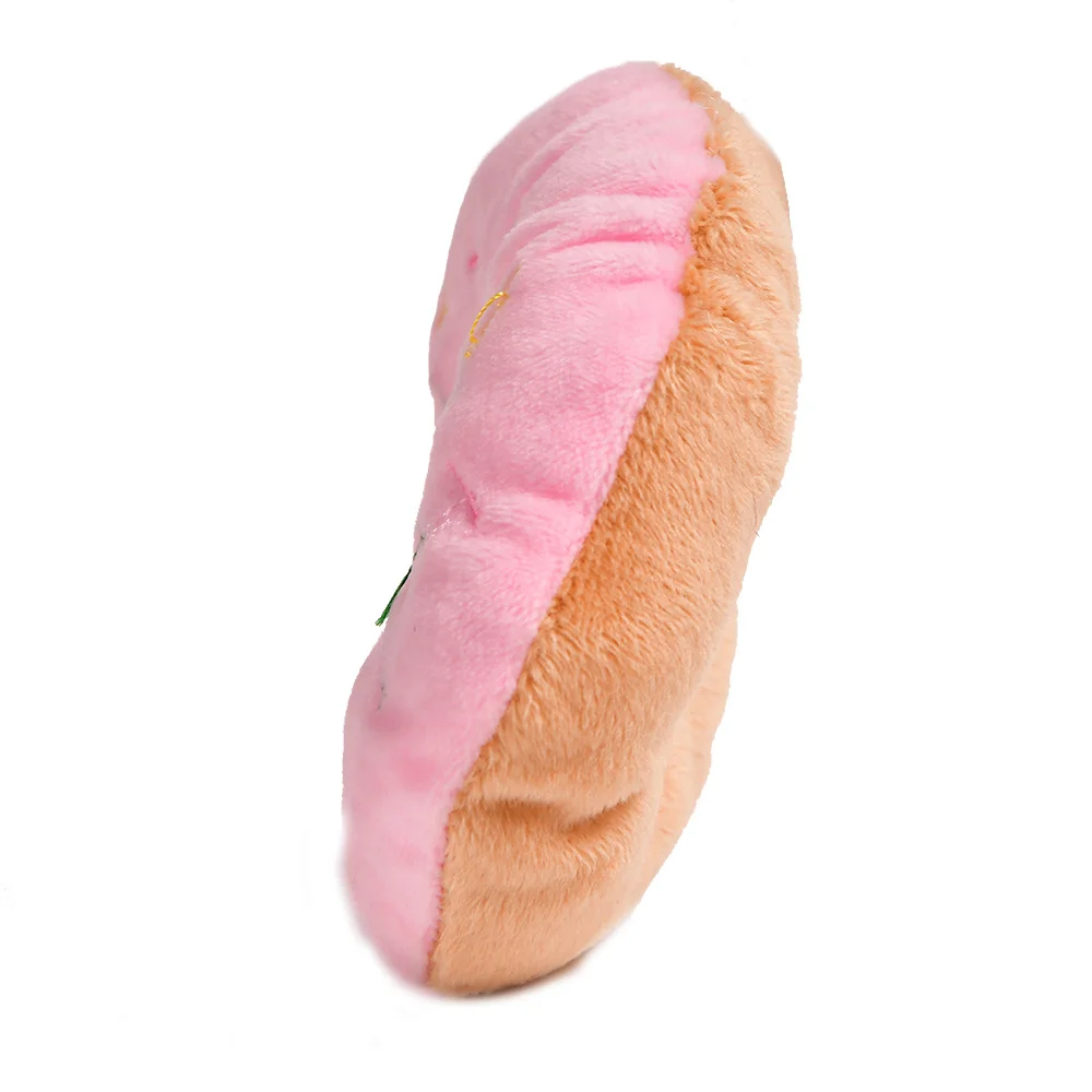 Toys For Pet Cats Dogs Squeaker Plush Toys Balls Cat Scratch Durable Dog Products Donuts Squeak Toys For Small Dogs Puppy (9)