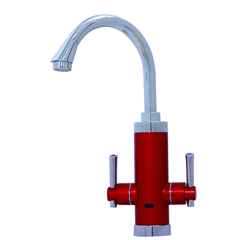 

Electric Water Heater Tap Kitchen Electric Faucet Instant Tankless Hot Water Heater Continuous With LCD Temperature Display