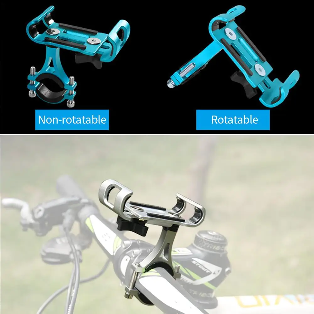 Aluminium Alloy Bike Phone Holder 3.5-6.5 inch Cell Phone GPS Mount Holder Bicycle Phone Support Cycling Bracket Mount