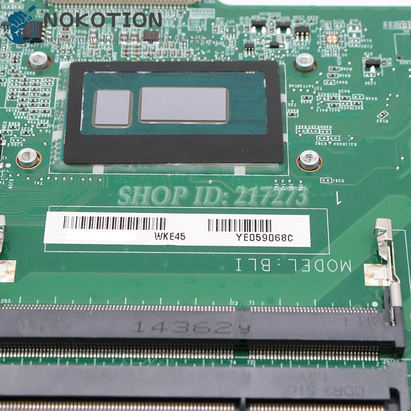 price reduction  NOKOTION A000296890 DA0BLIMB6F0 For TOSHBA Satellite L55T-B L55-B L55T laptop motherboard i5-4210U 