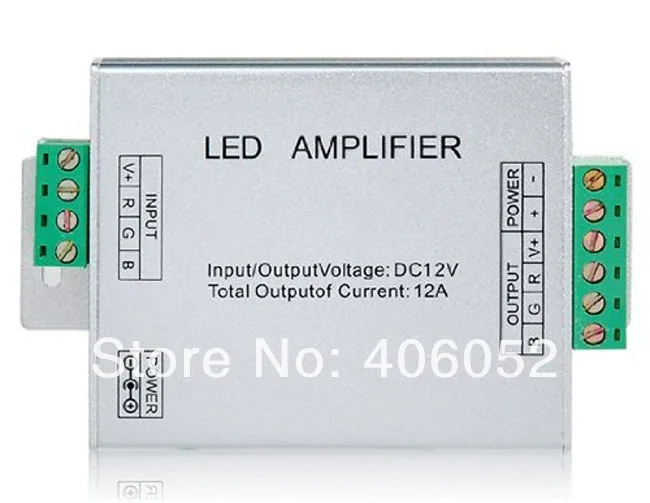 

10pcs/lot DC12V LED RGB Amplifier controller for 3528 5050 LED Strip Light