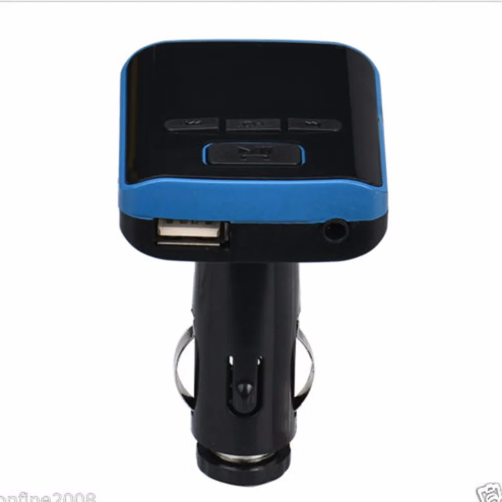 FM передатчик Aux модулятор автомобильный комплект громкой связи Bluetooth автомобильный аудио MP3 плеер с 2.1A быстрое зарядное устройство с двумя портами USB#280917