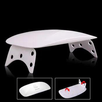

XIXI Brand UV Nail lamp white 24W LED Nail Dryer Curing Nails Gel UV Gel Polish Dryer Portable Mouse Shape Travel Nail Art Tool