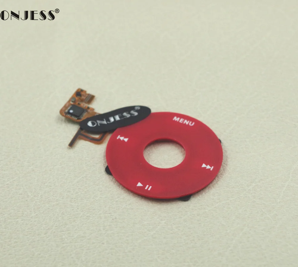 

Onjess Red Color Clickwheel Click Wheel Flex Ribbon Cable for iPod 5th gen Video 30Gb 60GB 80GB U2 Special Edtion