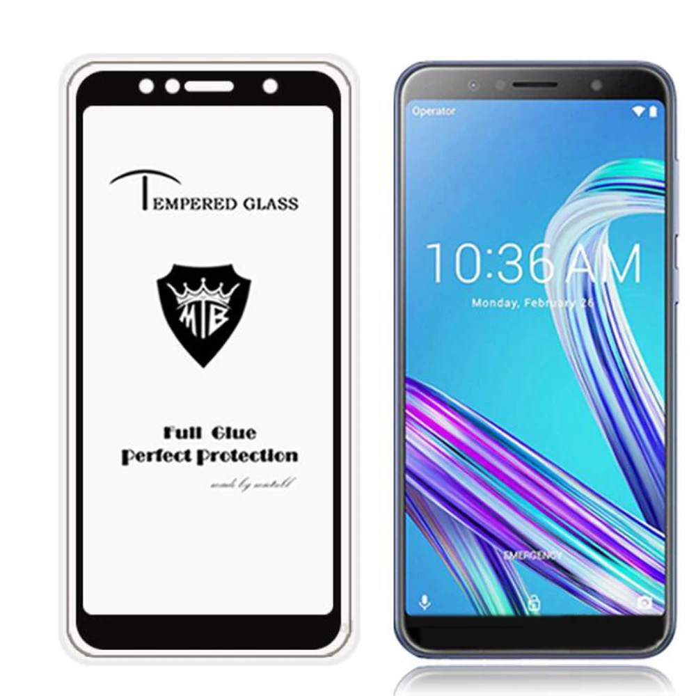 

for Asus Zenfone MAX PRO (M1) ZB601KL/ZB602KL Tempered Glass 2.5D Screen Protector 9H Full Glue Cover Glass