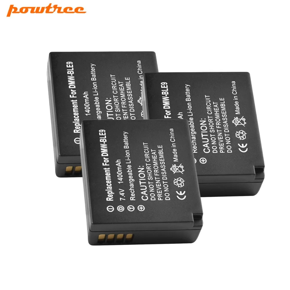

3pcs DMW-BLG10 BLG10E BLG10PP DMW-BLE9 BLE9 Battery for Panasonic Lumix DMC GF6 GX7 GF3 GF5 ZS100 ZS60 LX100 GX85 DC-ZS70 L10